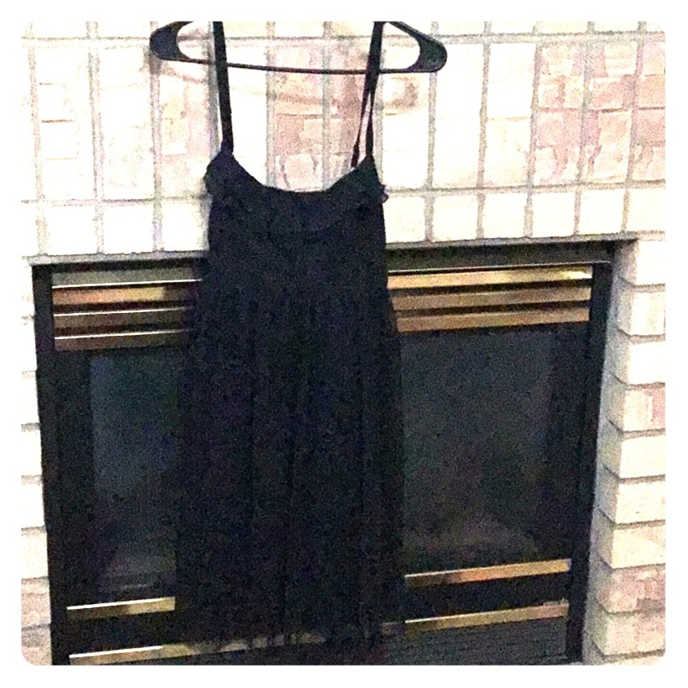 Black tuel dress